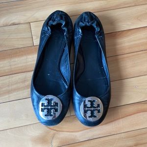 Tory Burch leather ballet flats -fits size 6.5-7